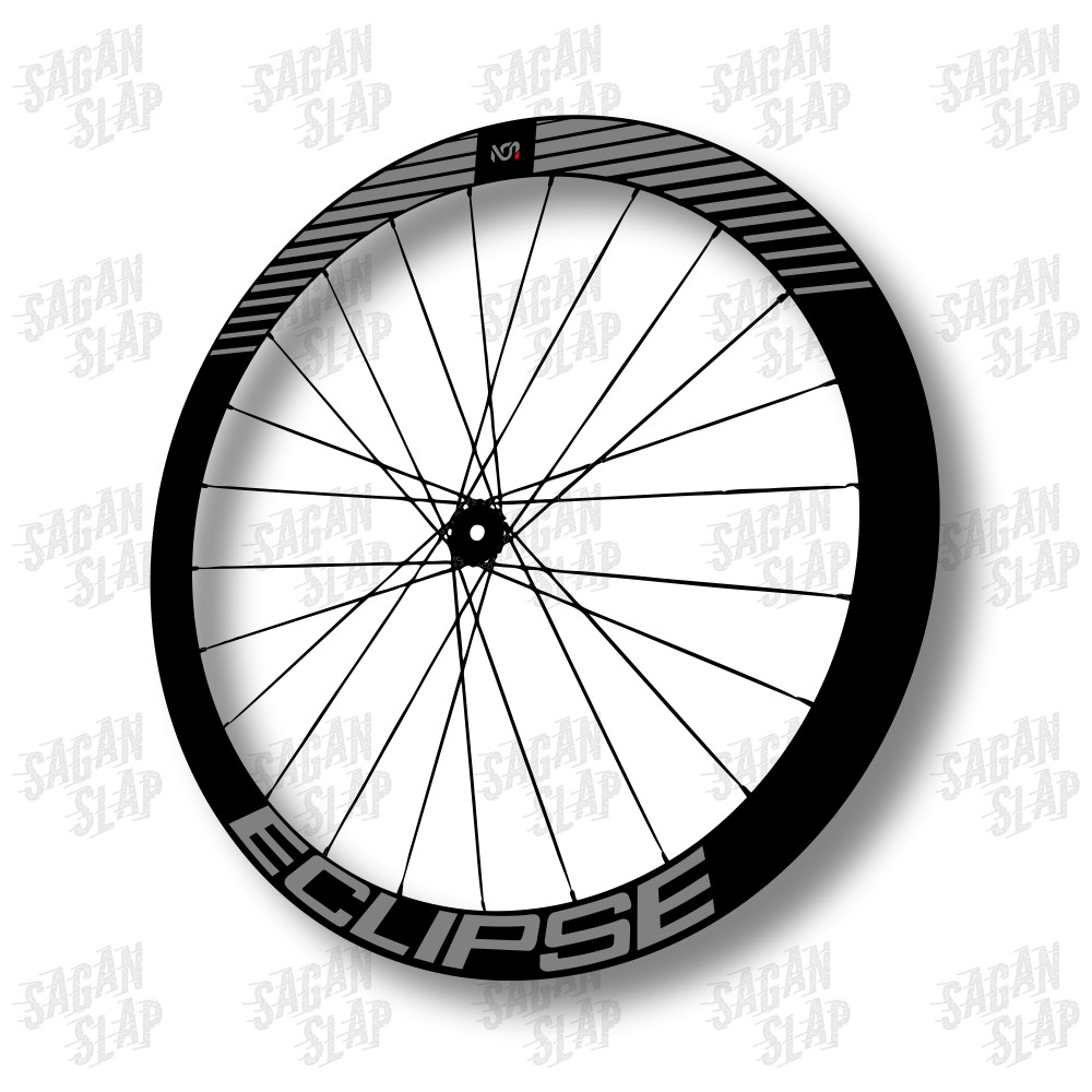 Decal Stiker Rims Eclipse 3 cm seli sepeda lipat minion