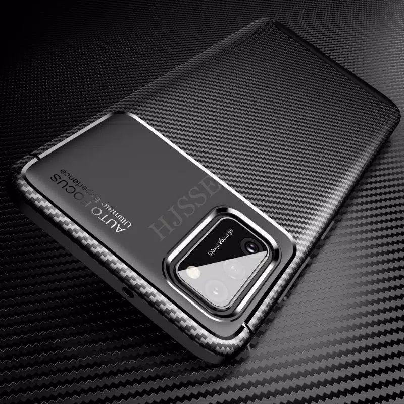 Case Samsung Galaxy A12 A02s A22 4G - Original Carbon Auto Focus Slim Cover Silikon Casing Softcase