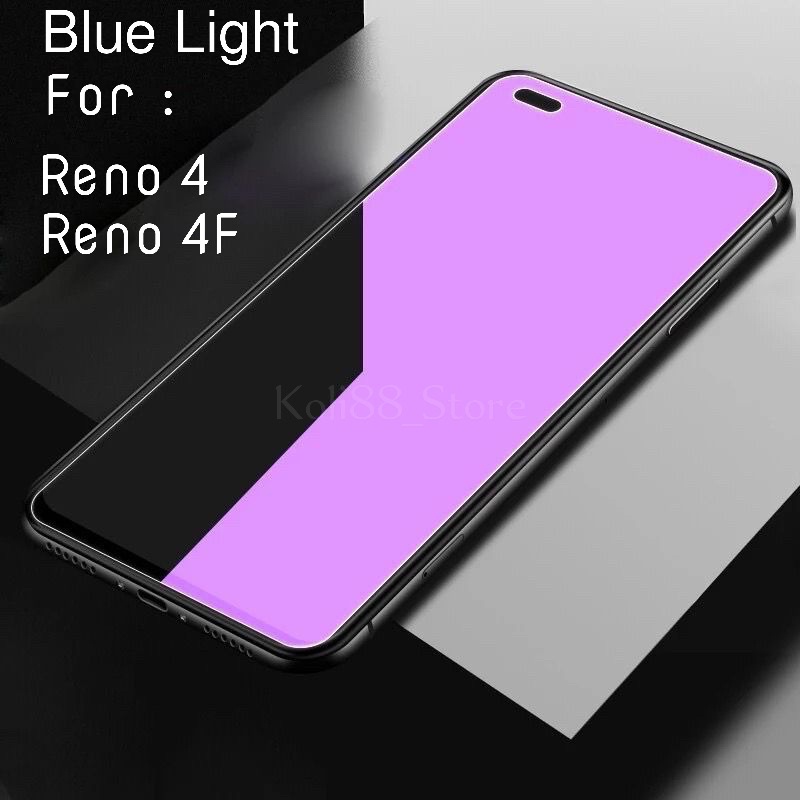 Tempered Glass Blue Light Anti Radiasi Oppo Reno Reno 2 Reno 2f Reno 2z Reno 3 Reno 3 Pro Reno 4 Ren