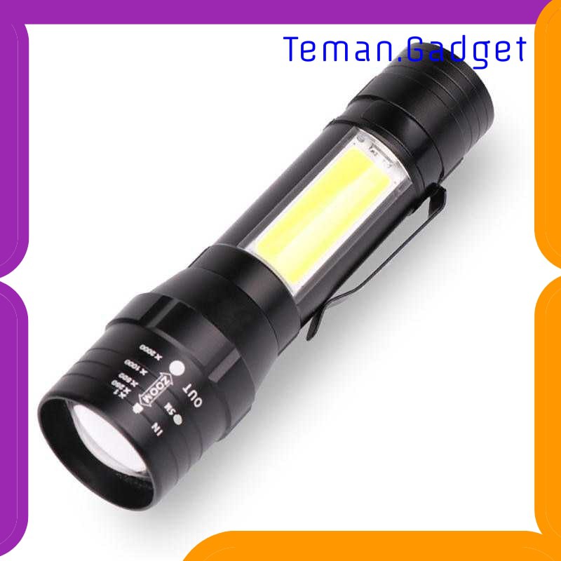 TG-IE114 Albinaly Senter LED USB Rechargeable XML-T6 + COB - 1907