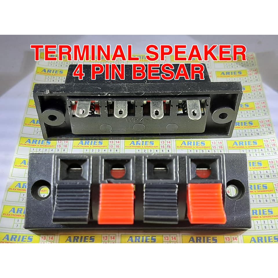 TERMINAL SPEAKER 4 PIN BESAR STEREO