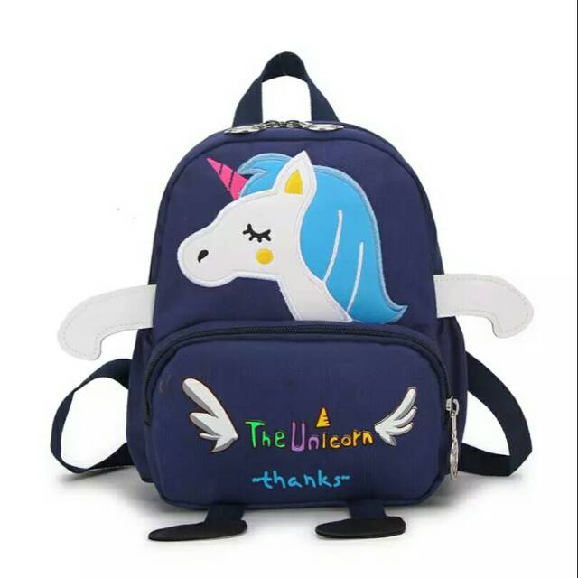 Tas Ransel Anak Perempuan Karakter / Tas Backpack Punggung Anak Sekolah Anak Perempuan Unicorn