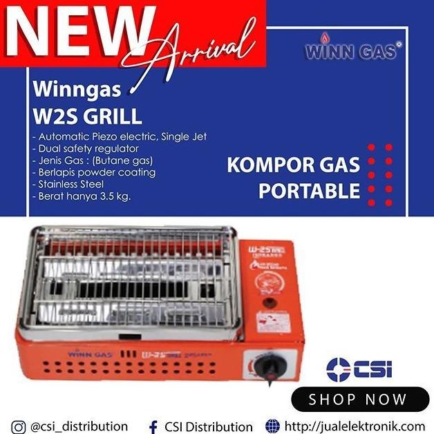 WINN GAS W2WSGRILL KOMPOR GAS GRILL PORTABLE DCFSD51654