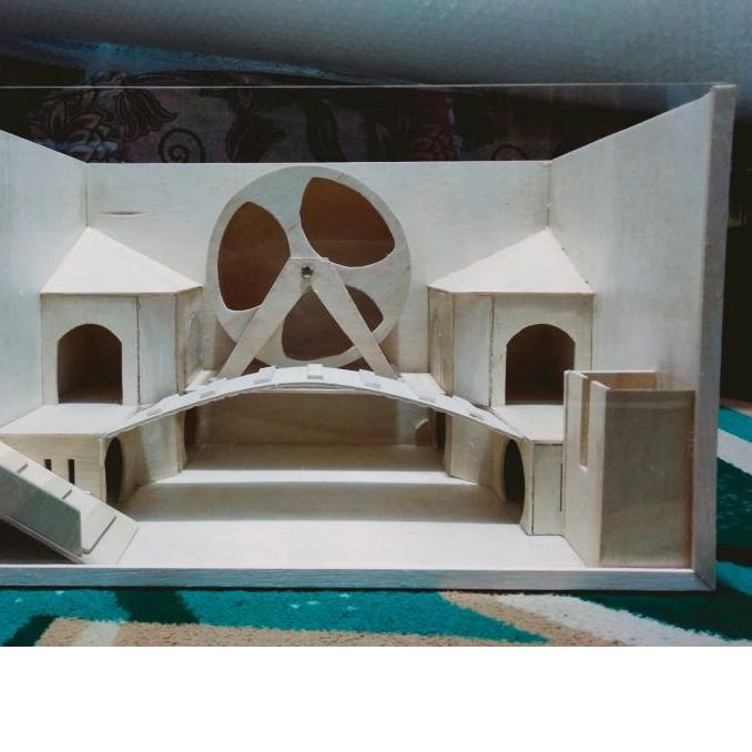 TerkiniKandang Hamster 1set Akrilik