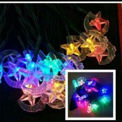 LAMPU TUMBLER WARNA WARNI +-5 METER BULAN BINTANG