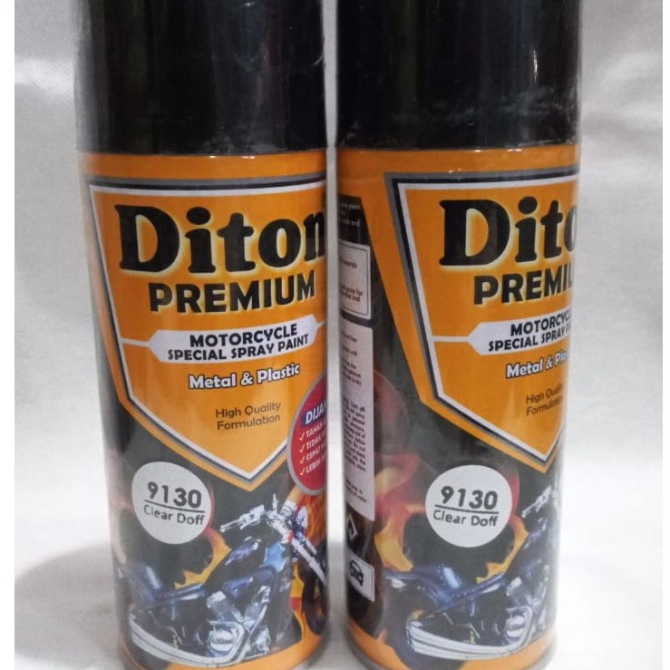 Pilok Pilox Cat Semprot DITON Premium 9130 Clear Doff / Clear Dop / Matte Clear (400cc / 400ml)