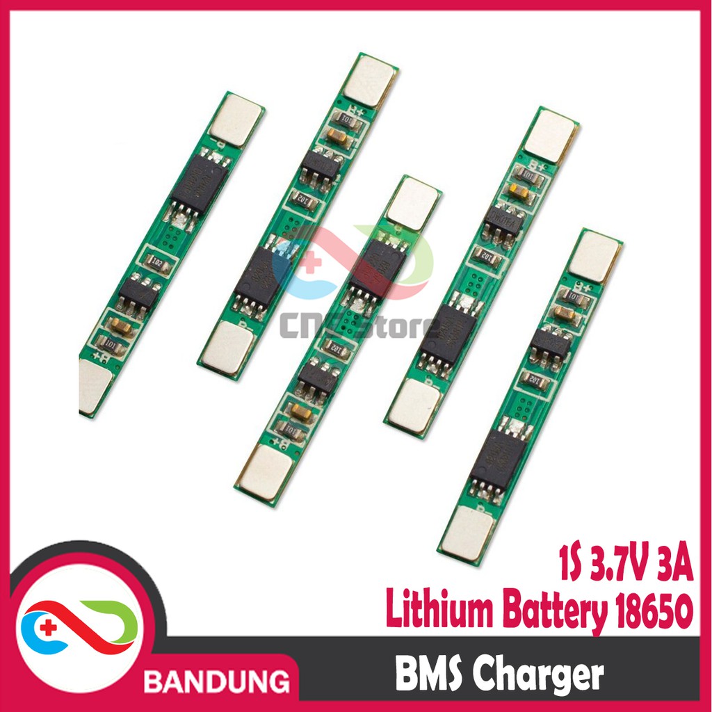 BMS 1S 3.7V 3A CHARGER LITHIUM BATTERY 18650