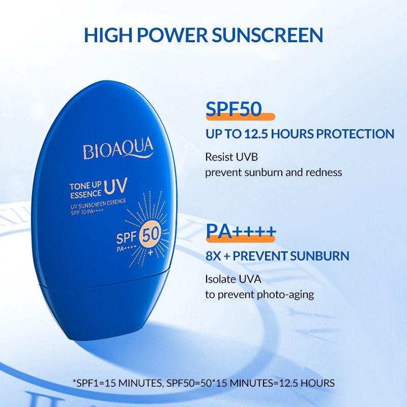 CS1-【BPOM】BIOAQUA UV Sunscreen Essence SPF 50 PA++++ 30g sunscreen wajah