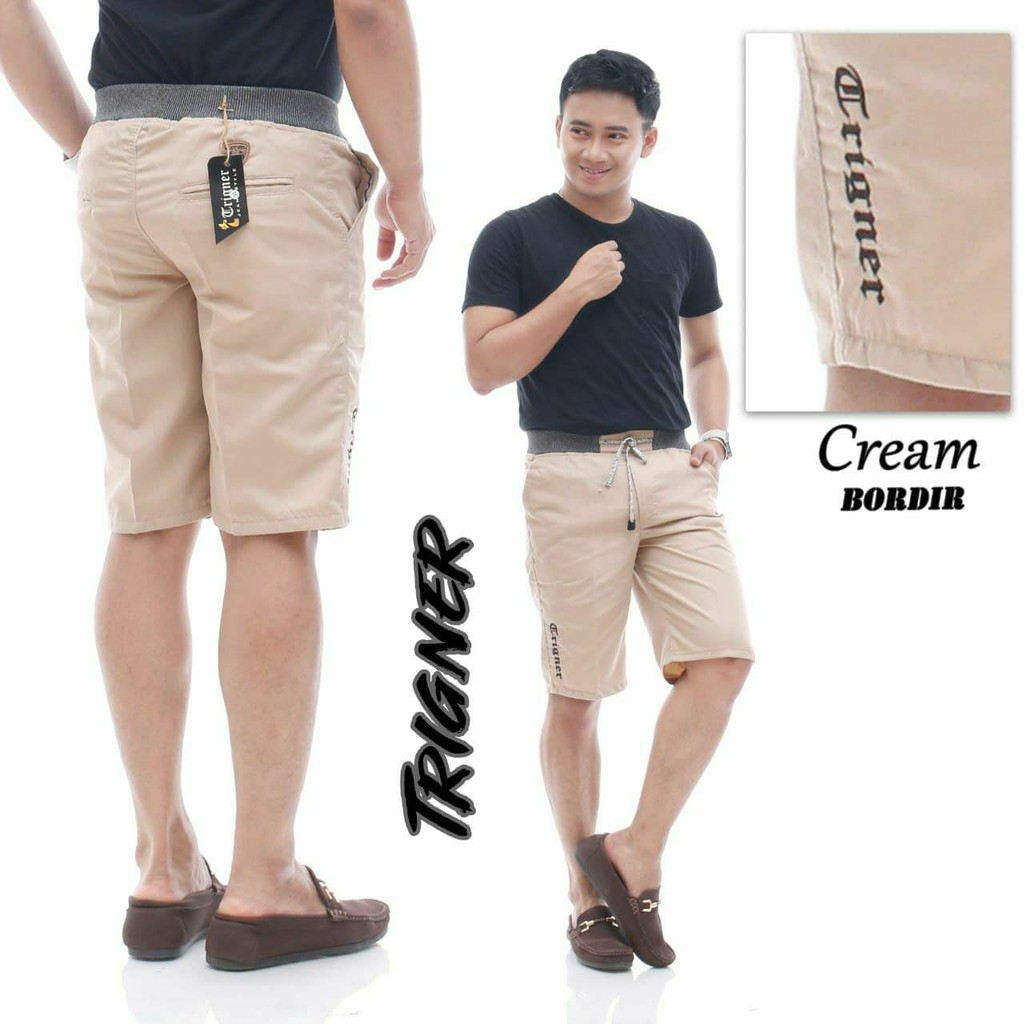 CELANA PENDEK CHINO | DISTRO |SURFING | JUMBO | PRIA BAHAN KATUN