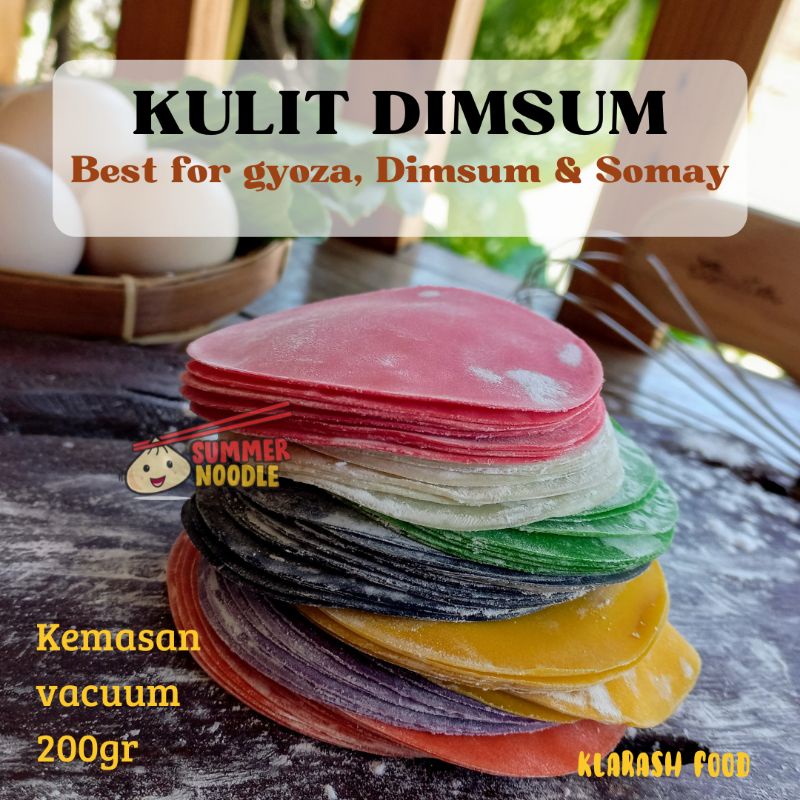 kulit dimsum siomay pangsit rainbow