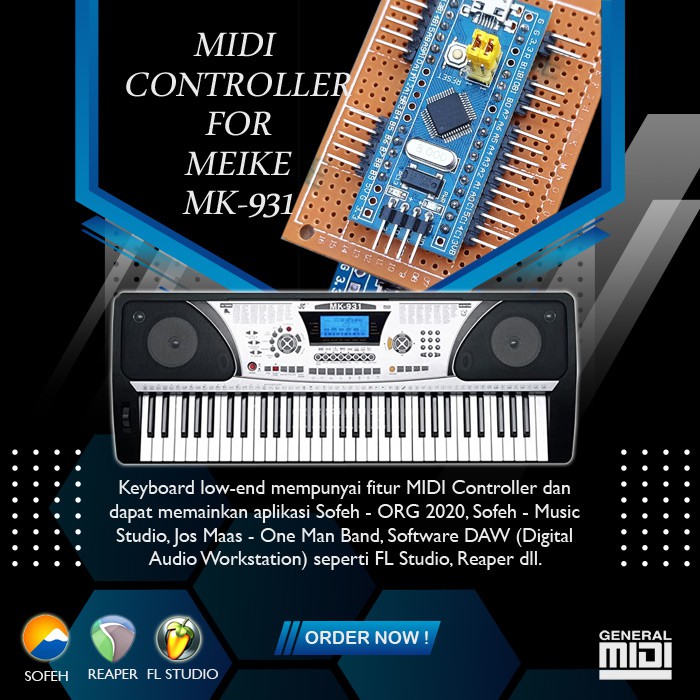 Modul MIDI Controller Meike MK-931