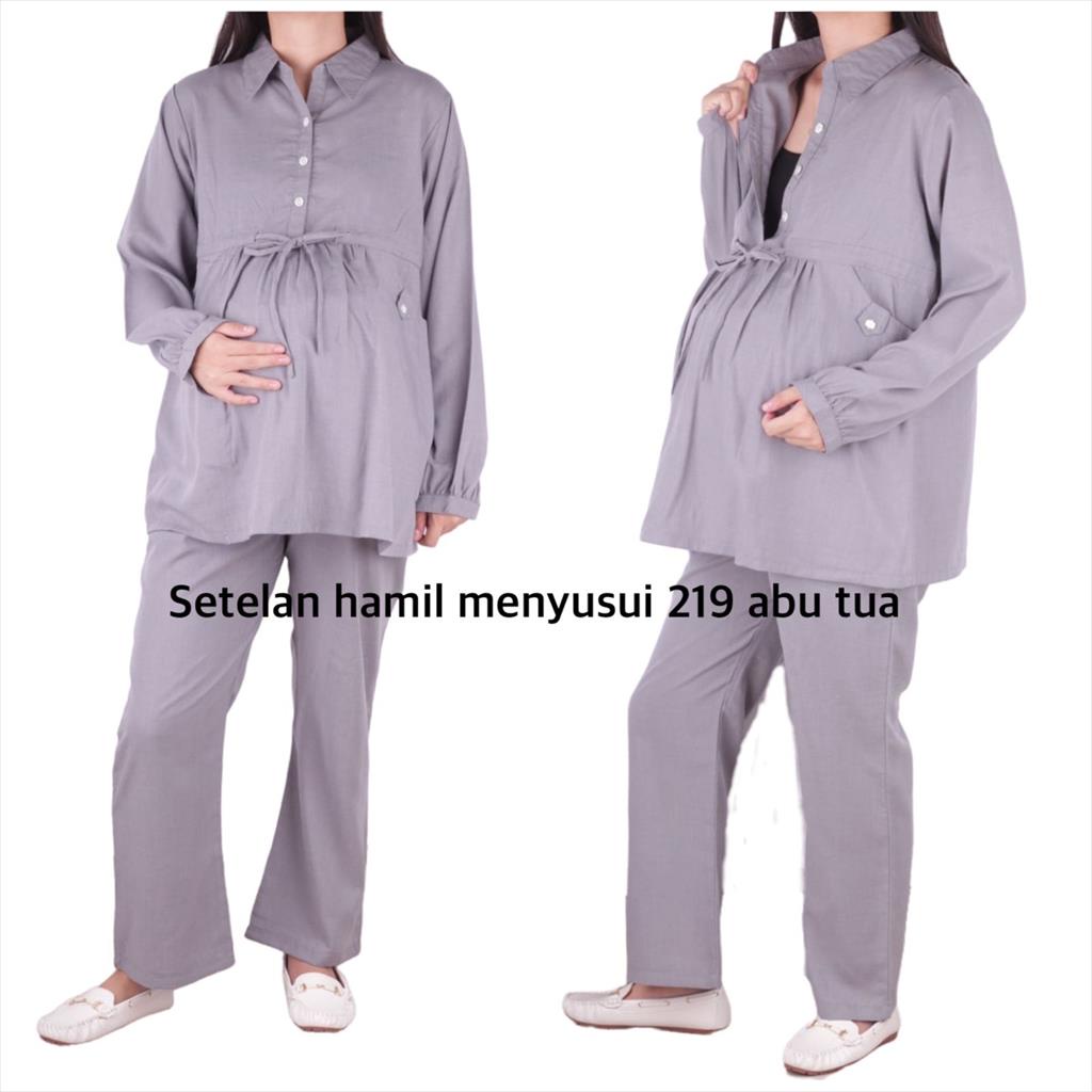 Setelan Hamil Menyusui ST219 Lengan Panjang