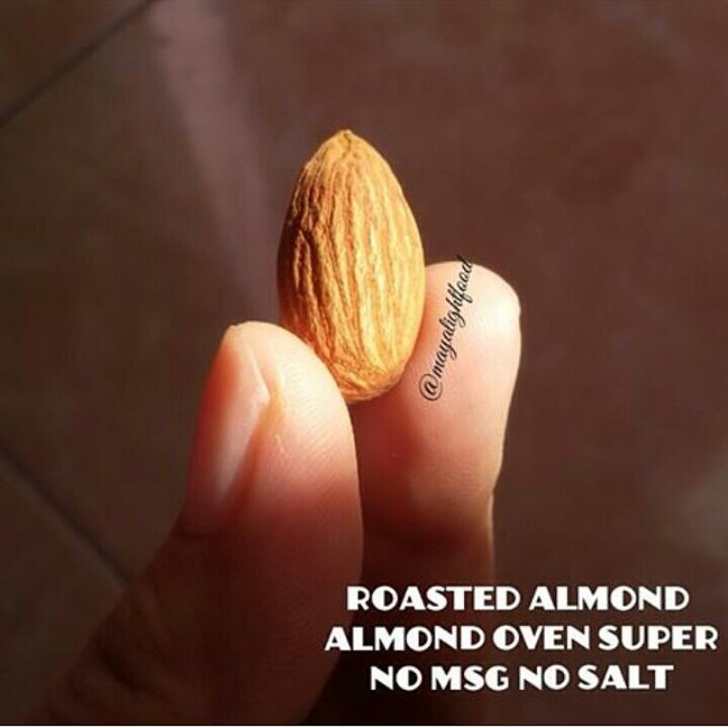 almond oven 500gr roasted kacang panggang badam asi booster cemilan sehat diet keto cemilan ibu hamil