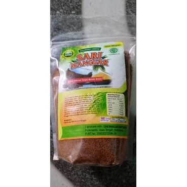 

Gula Merah Kristal Sari Mangga 500Gram