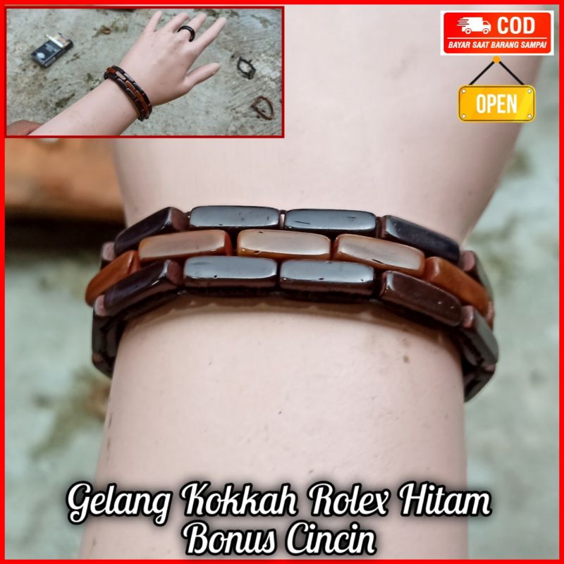 GELANG KOKKA ARLOJI FREE CINCIN GELANG TERAPI GELANG KOKAH KAOKAH KAUKAH