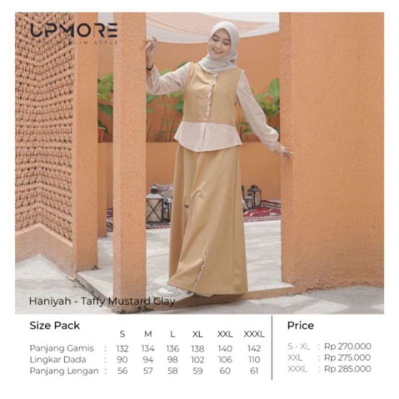 gamis upmore haniyah gamis resmi