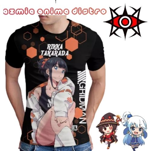 kaos Printing  Anime SSSS Gridman Takarada Rikka
