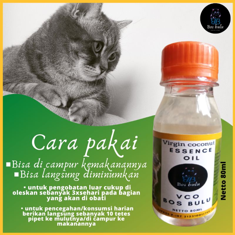 vco obat Jamur Scabies dan luka penyakit kulit kucing kelinci anjing 80ml