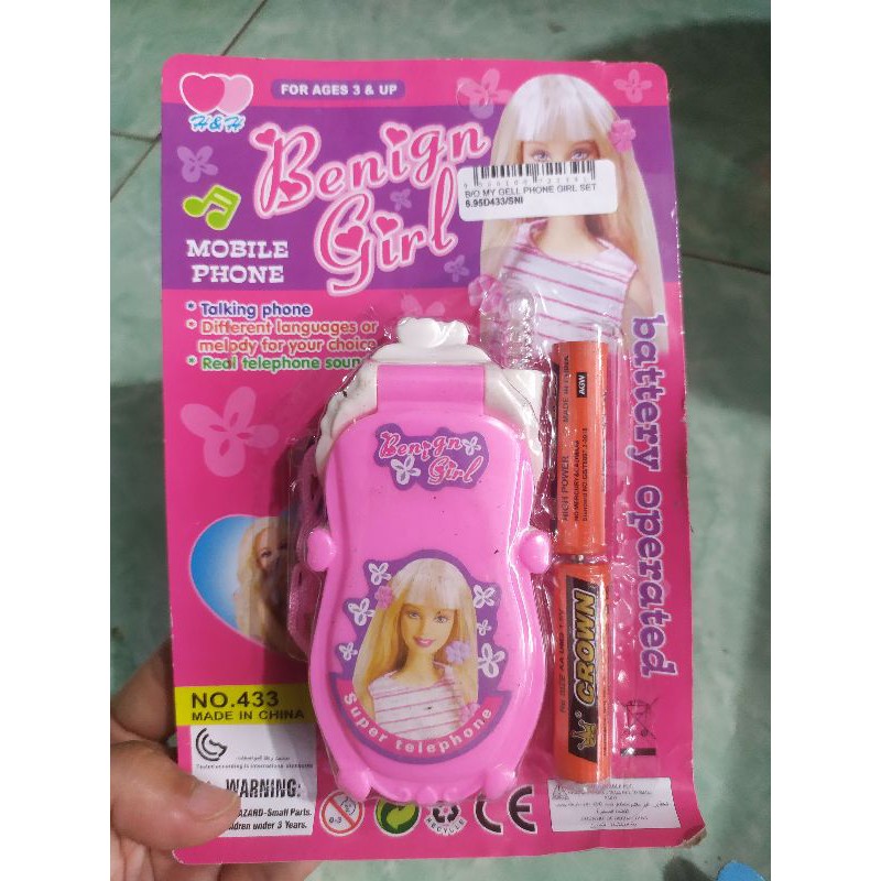 mainan hp barbie murah
