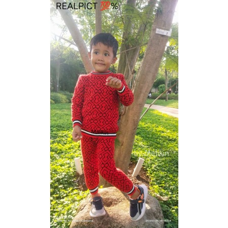 baju rajut anak lali-laki/rajut anak/Setcel laki/setelan rajut anak laki-lali