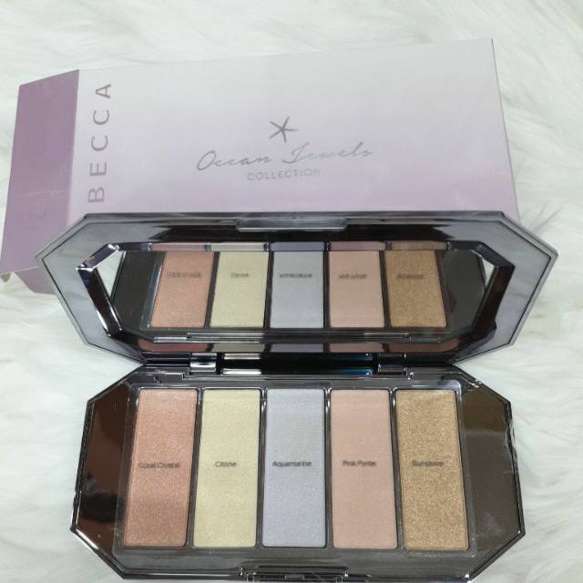 BECCA ocean jewels collection highlighter palette