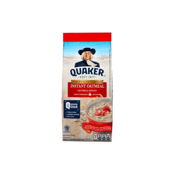 

QUAKER Instant Oatmeal Merah 200gr