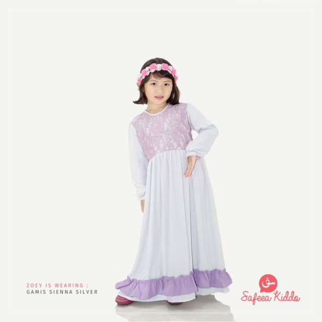 GAMIS ANAK / FASHION MUSLIM / GAMIS COUPLE / SAFEEA KIDDO / SIENA SILVER