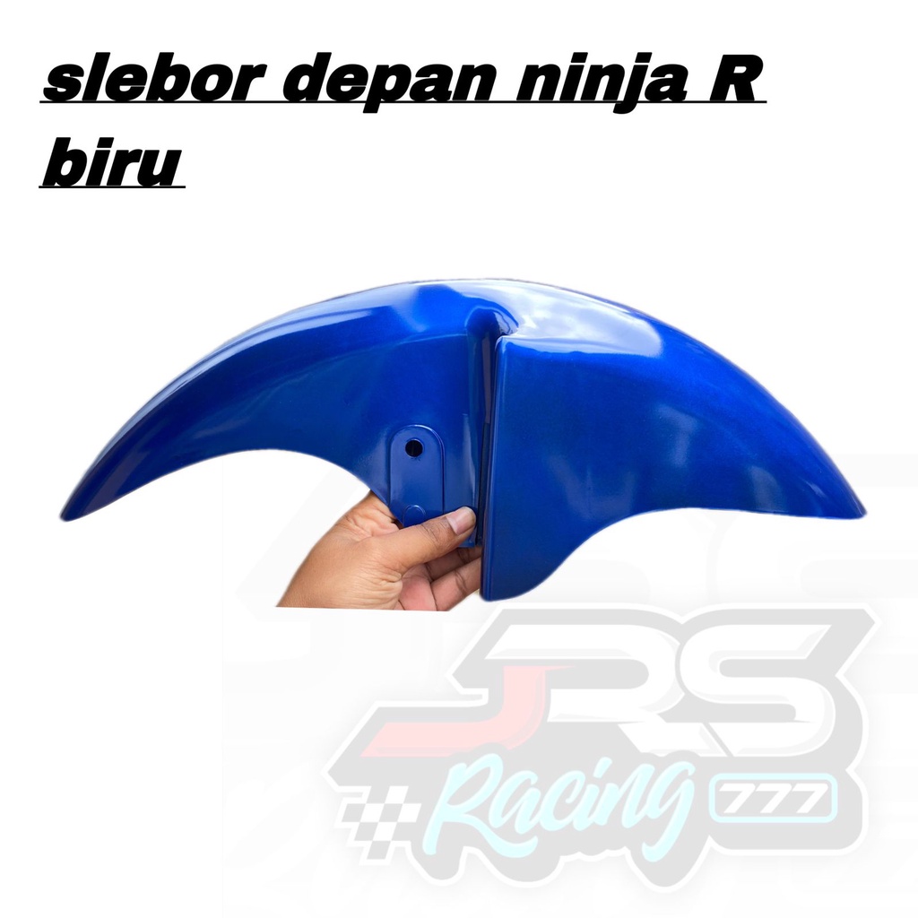 Spakbor selebor Ninja R depan warna Biru old Slebor Ninja R warna Biru pnp cb gl mp