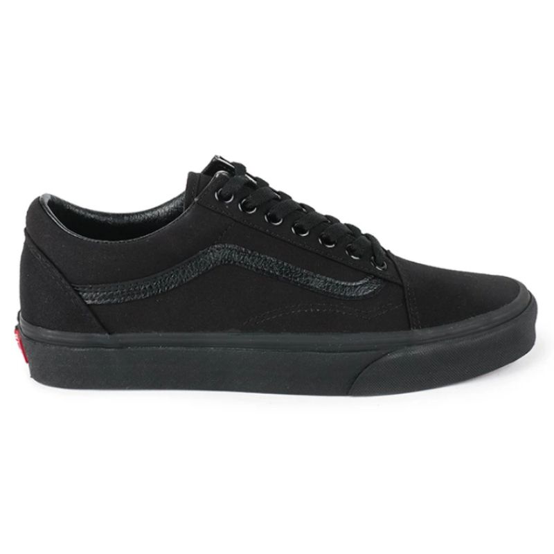 VANS OLDSKOOL BLACK BLACK ORIGINAL RESMI PT NAVYA