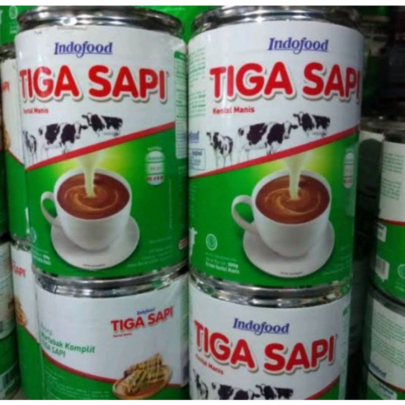

susu Kaleng Tiga Sapi ukuran jumbo