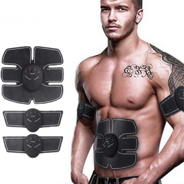 Alat Stimulator Terapi EMS Otot Six Pack ABS Abdominal Muscle Exercise Muscle EMS Alat fitness gym