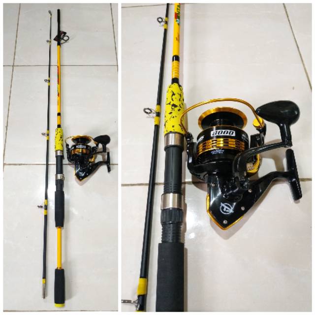 Set Pancing Khusus Laut ( Avengers 8000 + Joran Daido Manta 240cm) Kekuatan 18 Kg