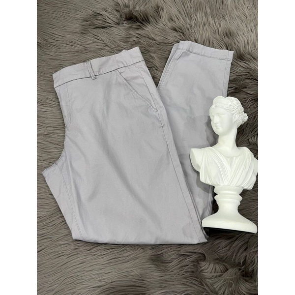 cotton basic pants