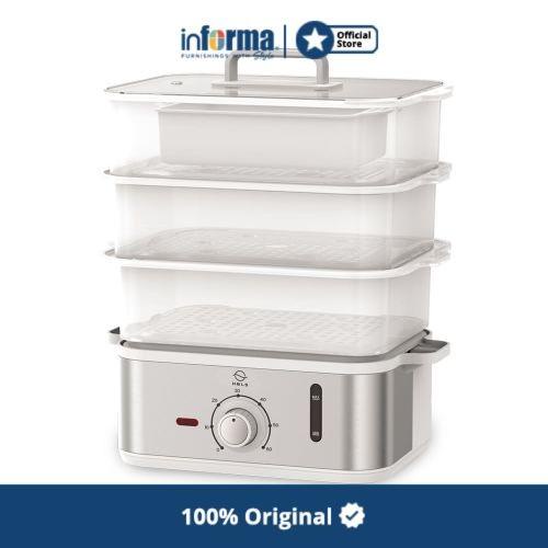 Panci Informa Steamer Kels Lenox Steamer Set White