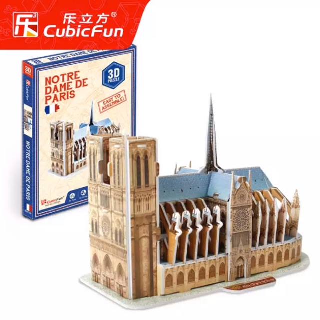 CubicFun 3D Puzzle Notre Dame De Paris France