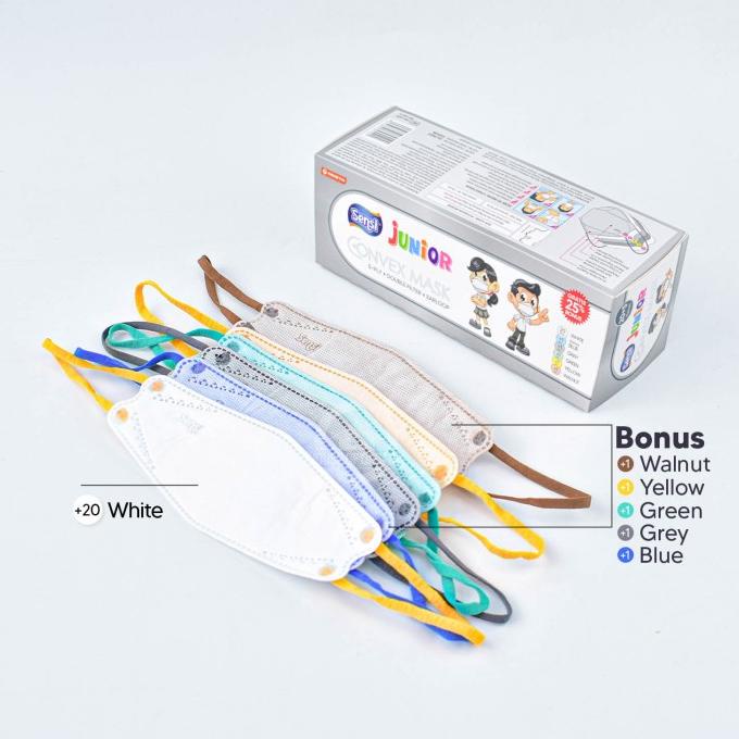 

Masker Sensi Convex Mask Junior 5-Ply Earloop Isi 25 Pcs