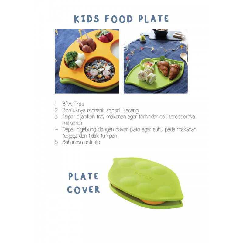 Silicone Food Plate Non-slip &amp; Suction to the Table