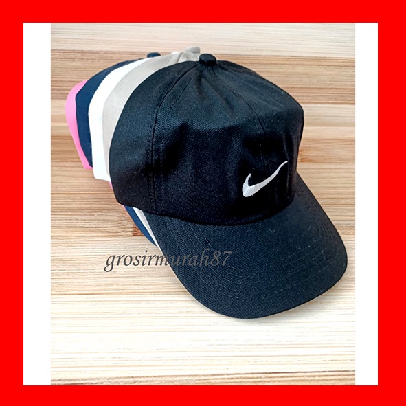 topi baseball murah termurah ring besi distro bahan twill bordir logo ready stok