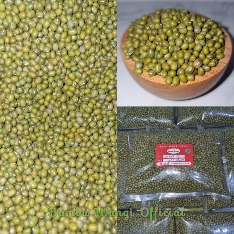 

Kacang Hijau Ijo 500 GR Super Premium Murah Green Beans - Bambu Wangi