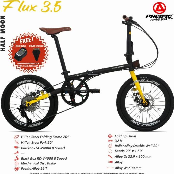 Sepeda Lipat Pacific Flux 3.5 - 20 inch