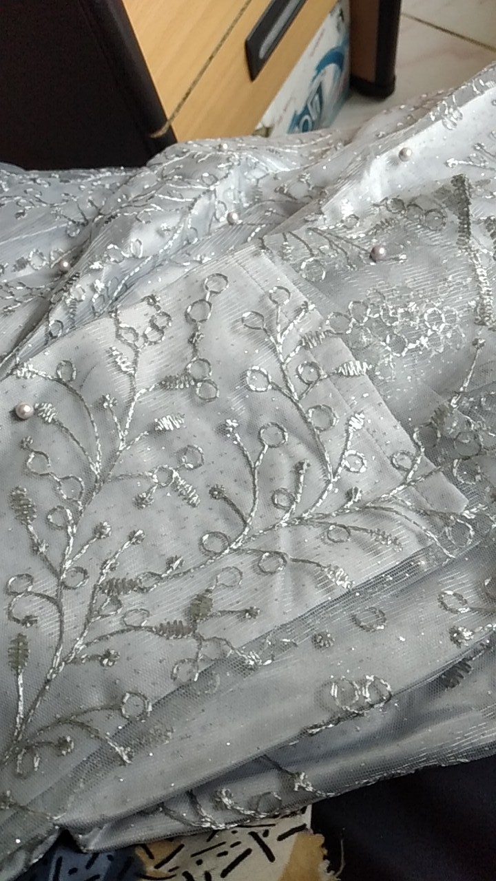 Maudy Dara Dress Broklat Tile Mutiara Mix Maxmara