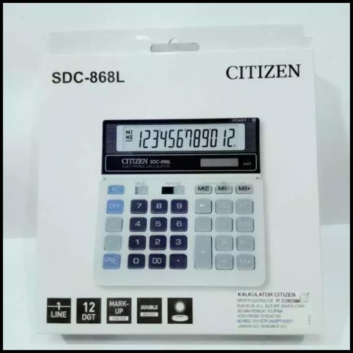 

Kakulator Citizen Sdc-868L