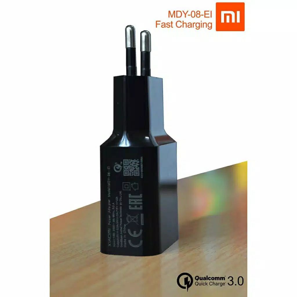 Charger Xiaomi Original 100% QUALCOMM 3.0 Fast Charging MDY-08-EI