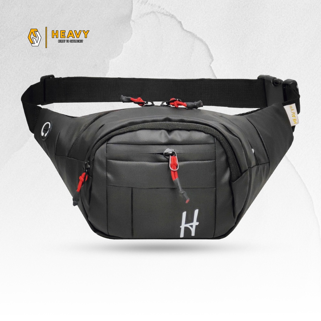 Waistbag Heavy Waterproof - Tas Pria - Tas Pinggang Pria Heavy Tahan Air