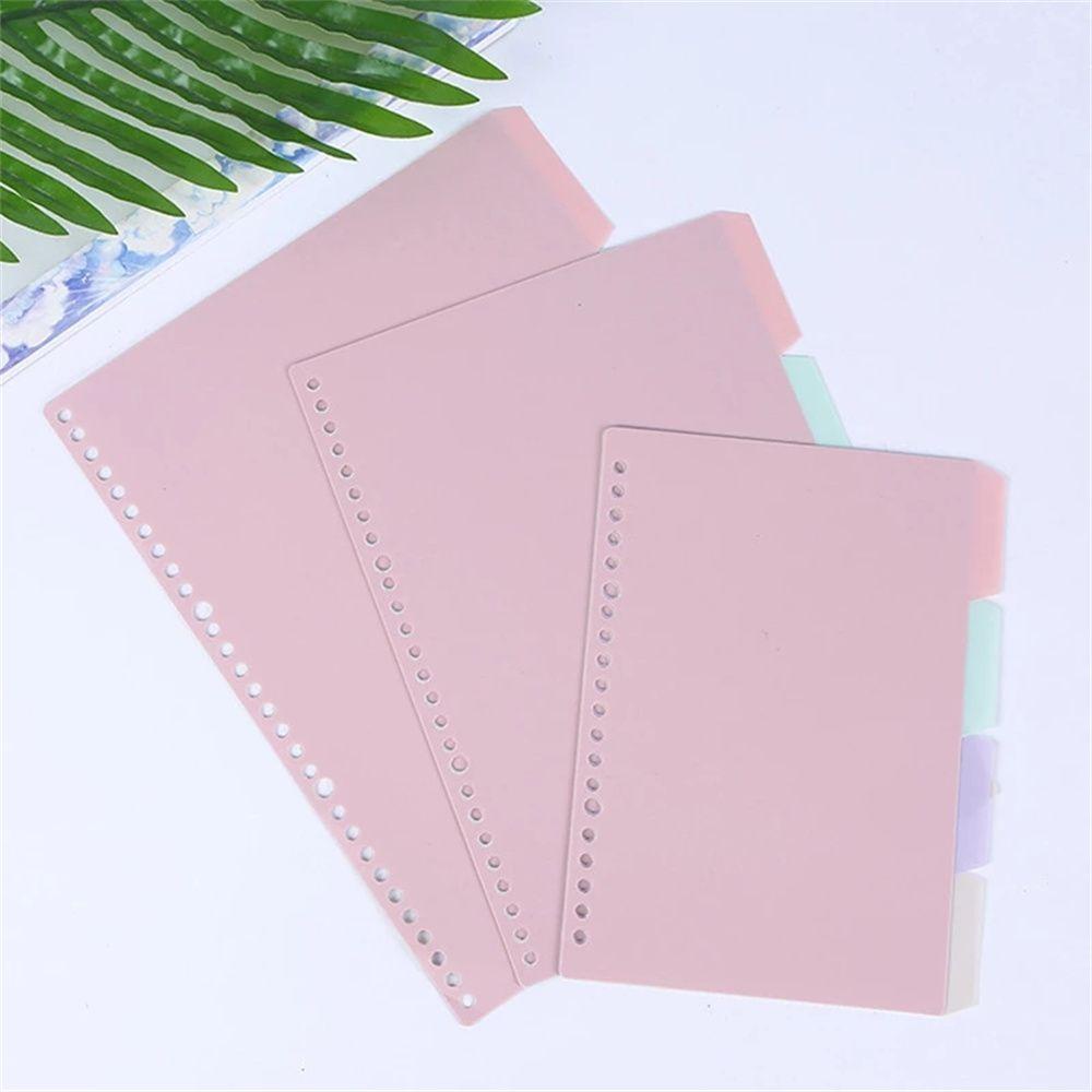 [Elegan] Binder Index Sekat Alat Tulis Sekolah Scrapbook Diary Coil Buku B5 A5 A4 Halaman Pemisah Notebook