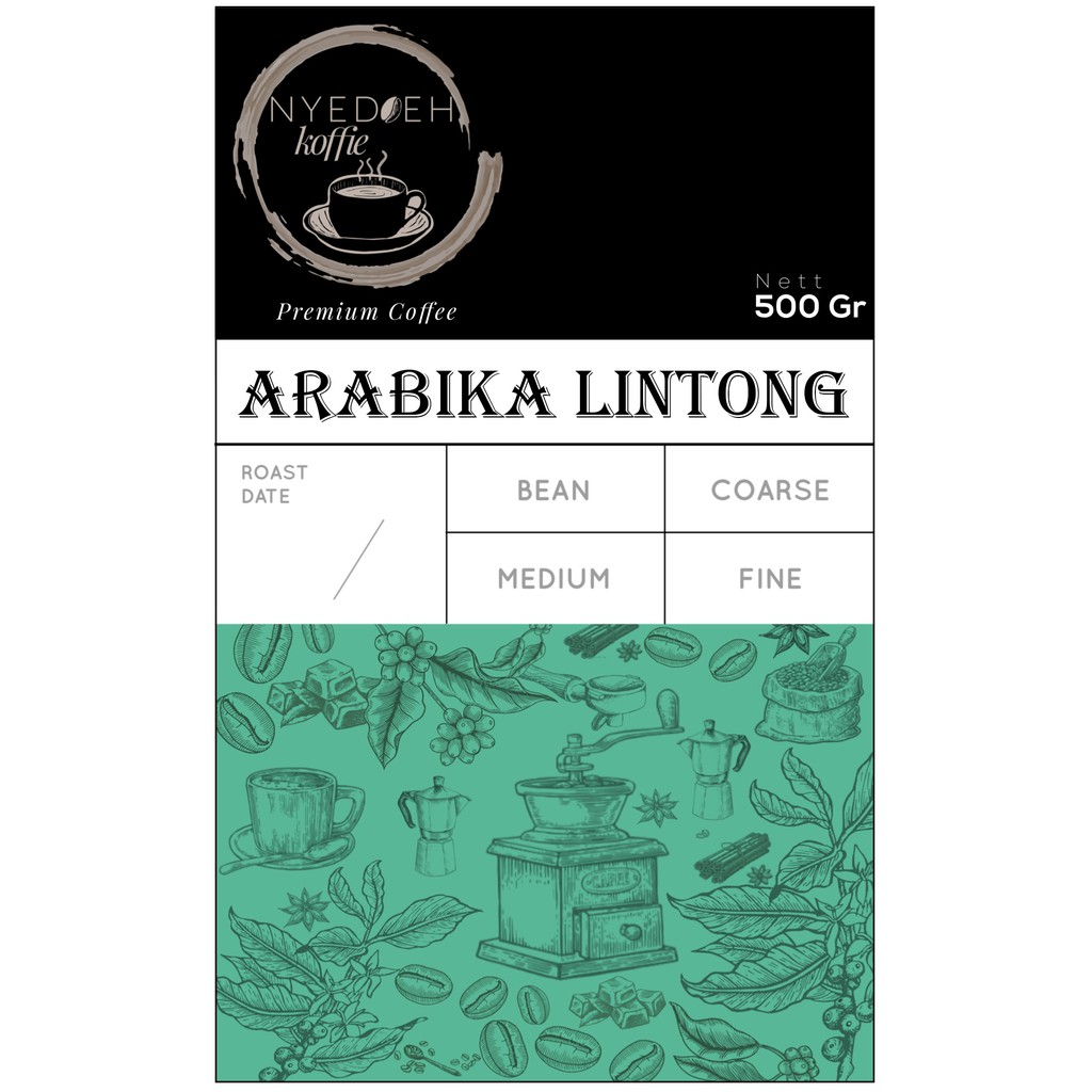 

KOPI ARABIKA LINTONG TOLU BATAK 500 GR GRAM ARABICA