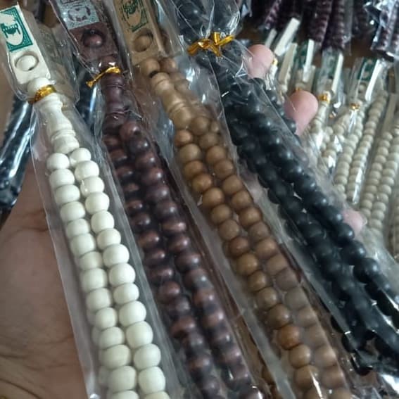 TASBIH KAYU 33 UNTUK IBADAH BISA DI JADIKAN SAUVENIR