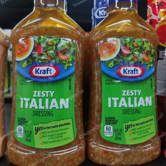 

KRAFT Zesty Italian Dressing No Artificial Flavors Import 473ml