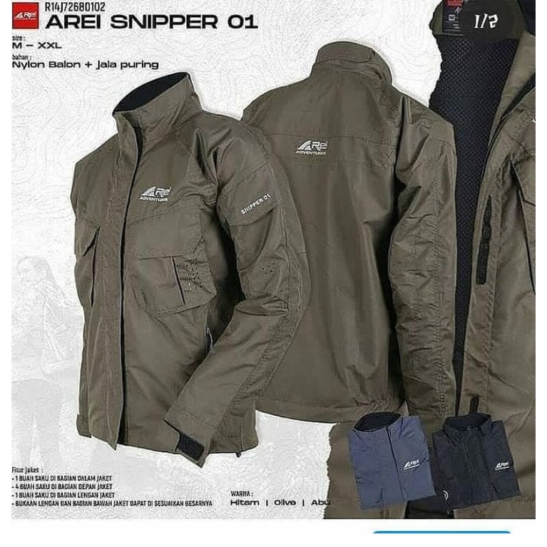 Jaket Outdoor || Jaket Gunung Snipper 01 Arei Outdoorgear