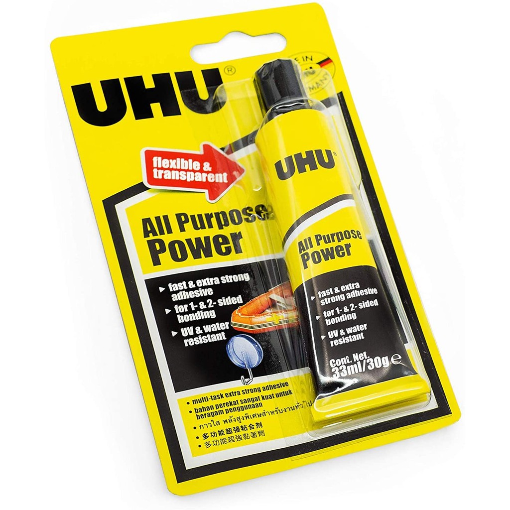 

Lem Uhu All Purpose Power Lem Kaca Lem Keramik Lem Plastik 33mL